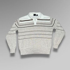 Vintage Jordan Christopher Longsleeve Polo Knit Sweater